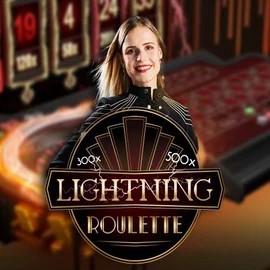 Lightning Roulette logo – Live Casino by Evolution at X3bet casino
