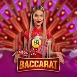 Official Live Casino logo: Mega Baccarat by Pragmatic Play at X3bet casino