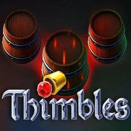 Thimbles online game logo by Evoplay on x3bet.it.com